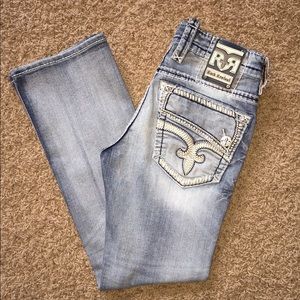 New Men’s Rock Revival Jeans